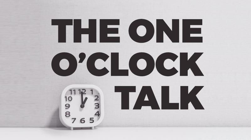 The One O'Clock Talk with Matt Holmes